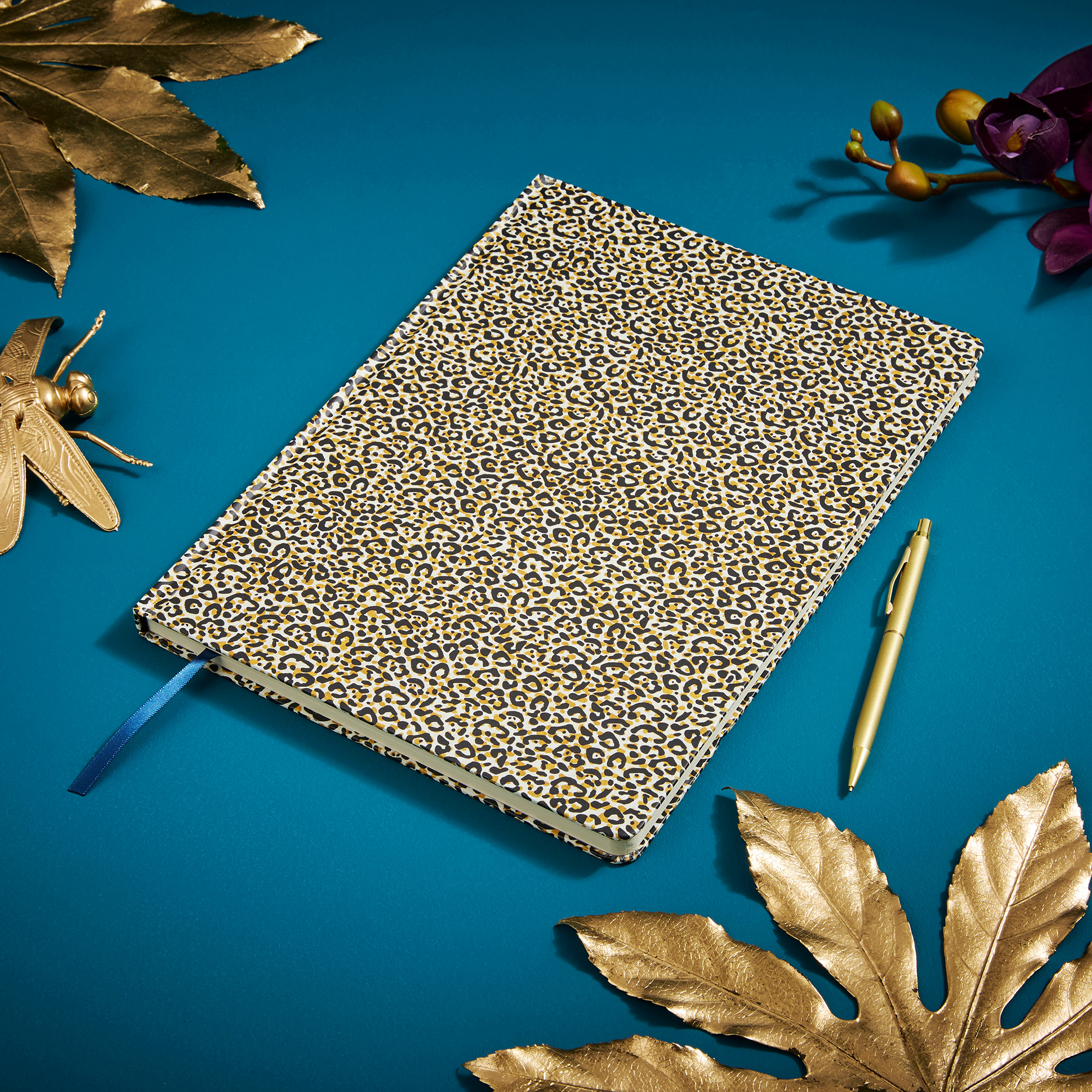 Creatures of Curiosity Leopard Notebook (8.3" x 11.7") image number null